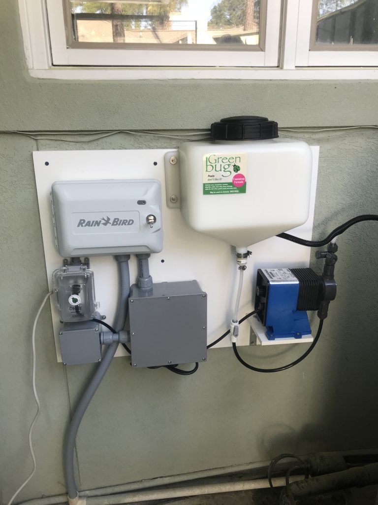 Greenbug System to control pests on garden plants